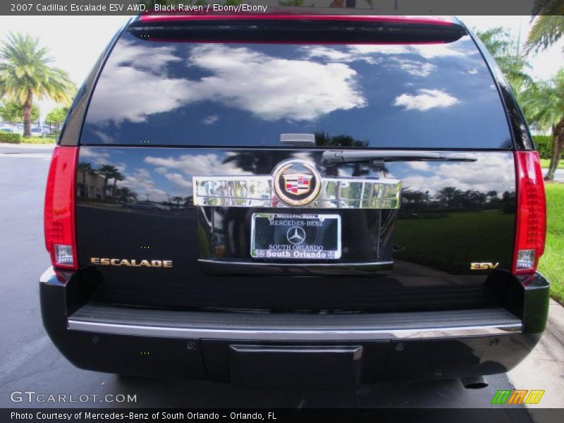 Black Raven / Ebony/Ebony 2007 Cadillac Escalade ESV AWD