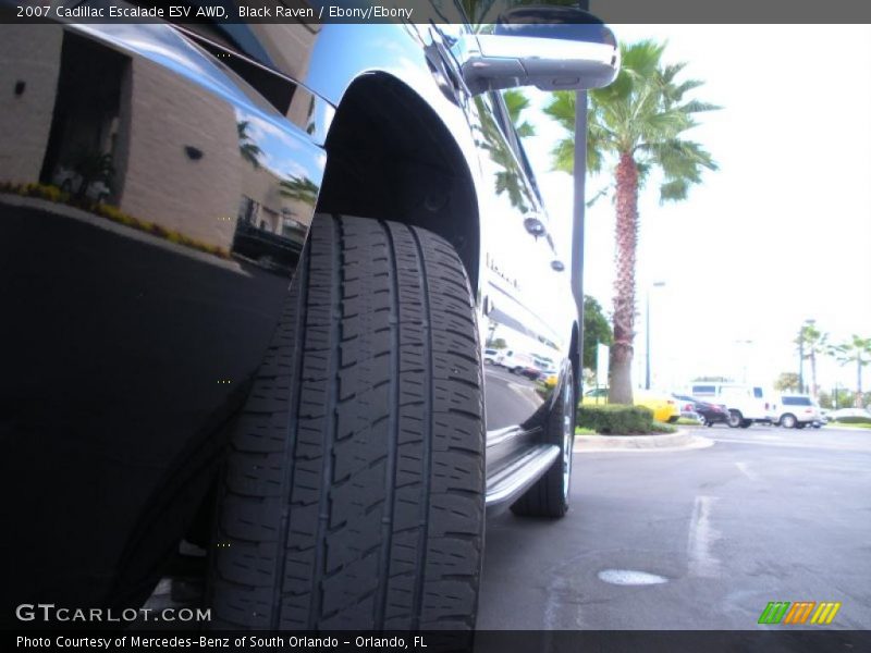 Black Raven / Ebony/Ebony 2007 Cadillac Escalade ESV AWD