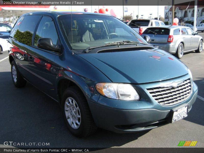 Aquamarine Metallic / Taupe 2002 Chrysler Voyager