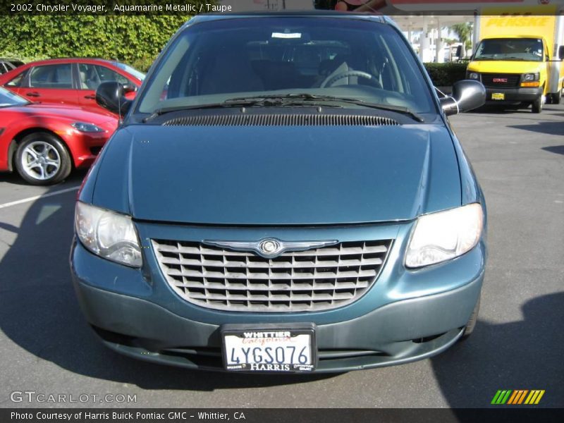 Aquamarine Metallic / Taupe 2002 Chrysler Voyager