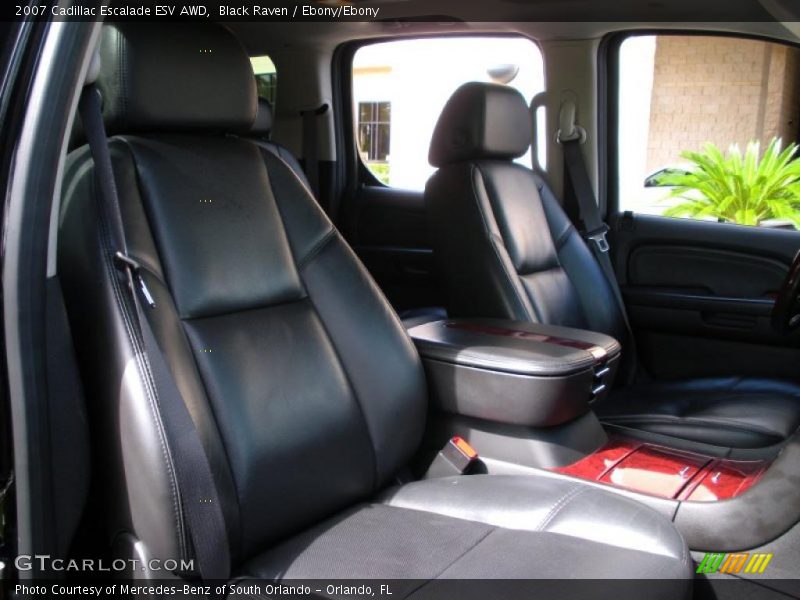 Black Raven / Ebony/Ebony 2007 Cadillac Escalade ESV AWD