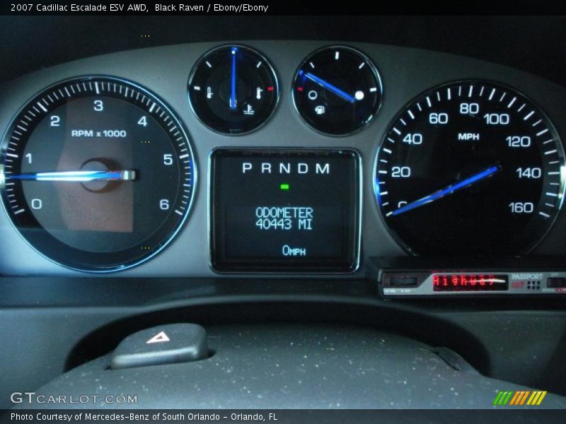  2007 Escalade ESV AWD ESV AWD Gauges