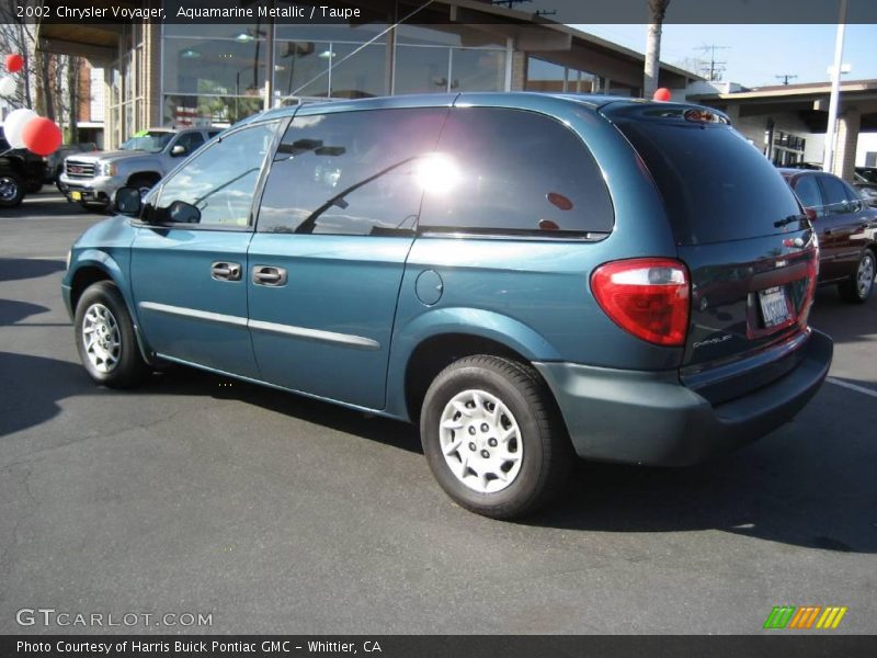 Aquamarine Metallic / Taupe 2002 Chrysler Voyager