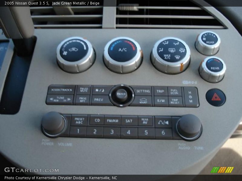 Controls of 2005 Quest 3.5 S