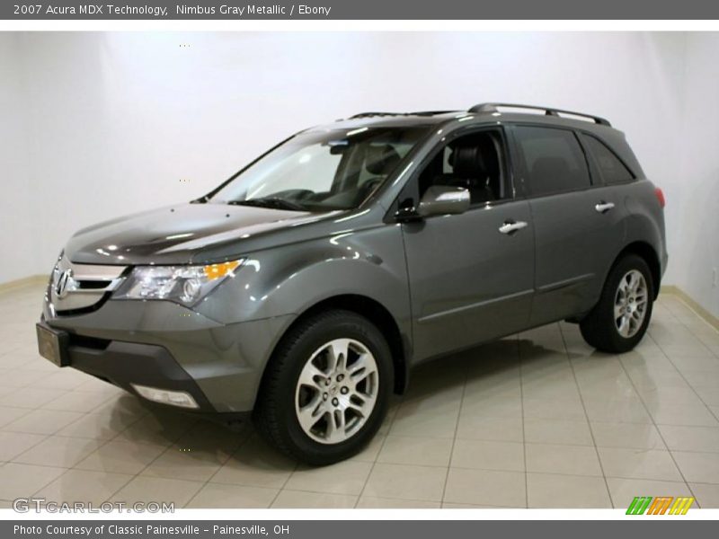 Nimbus Gray Metallic / Ebony 2007 Acura MDX Technology