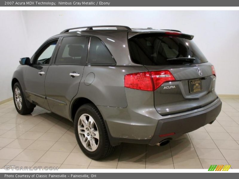 Nimbus Gray Metallic / Ebony 2007 Acura MDX Technology
