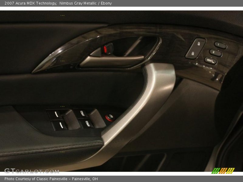 Nimbus Gray Metallic / Ebony 2007 Acura MDX Technology