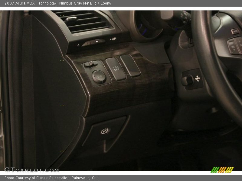 Nimbus Gray Metallic / Ebony 2007 Acura MDX Technology