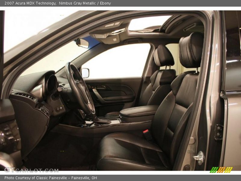 Nimbus Gray Metallic / Ebony 2007 Acura MDX Technology