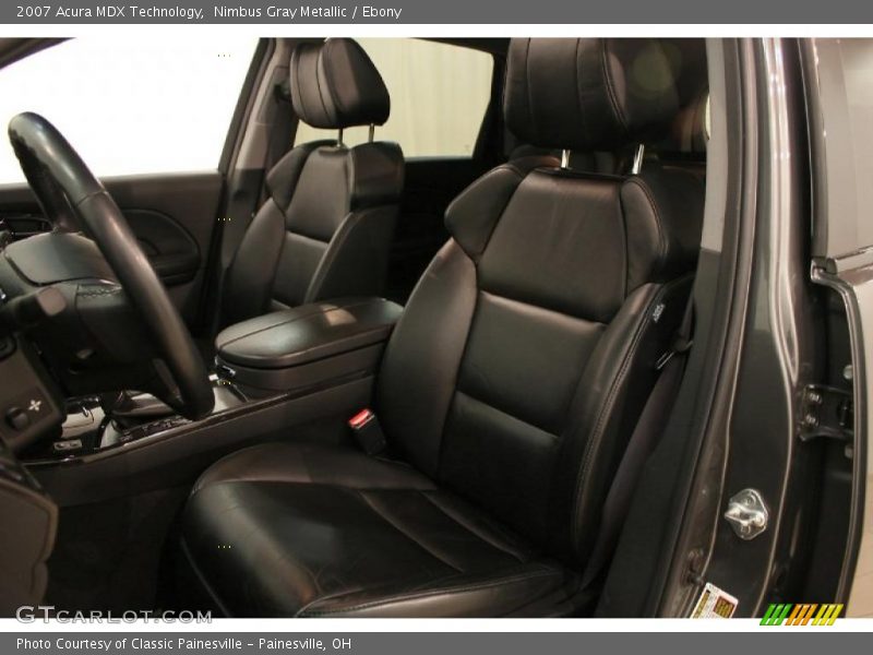 Nimbus Gray Metallic / Ebony 2007 Acura MDX Technology