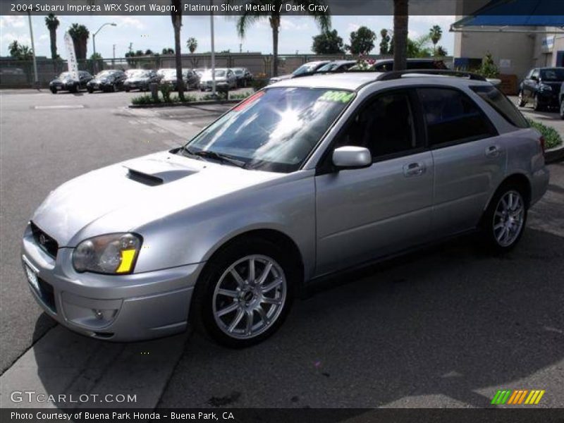 Platinum Silver Metallic / Dark Gray 2004 Subaru Impreza WRX Sport Wagon