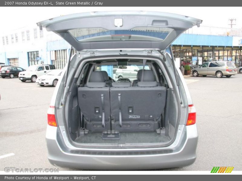 Slate Green Metallic / Gray 2007 Honda Odyssey EX-L