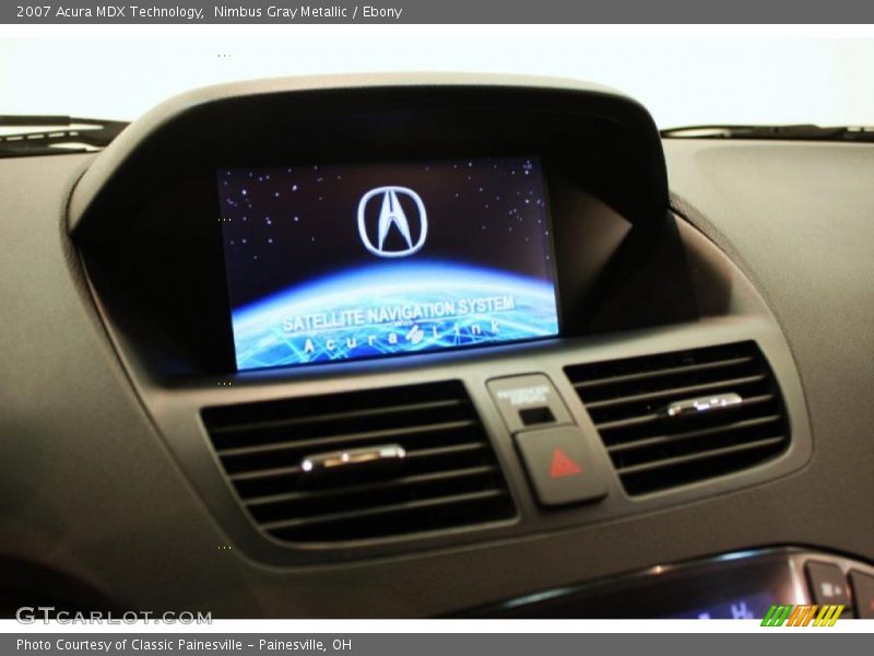 Nimbus Gray Metallic / Ebony 2007 Acura MDX Technology