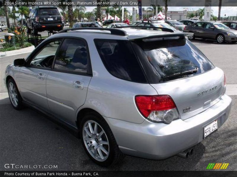 Platinum Silver Metallic / Dark Gray 2004 Subaru Impreza WRX Sport Wagon
