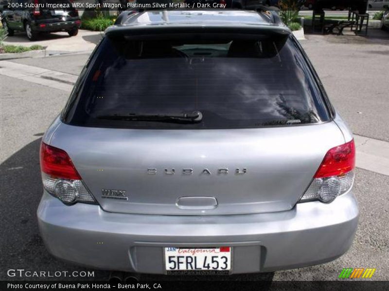 Platinum Silver Metallic / Dark Gray 2004 Subaru Impreza WRX Sport Wagon