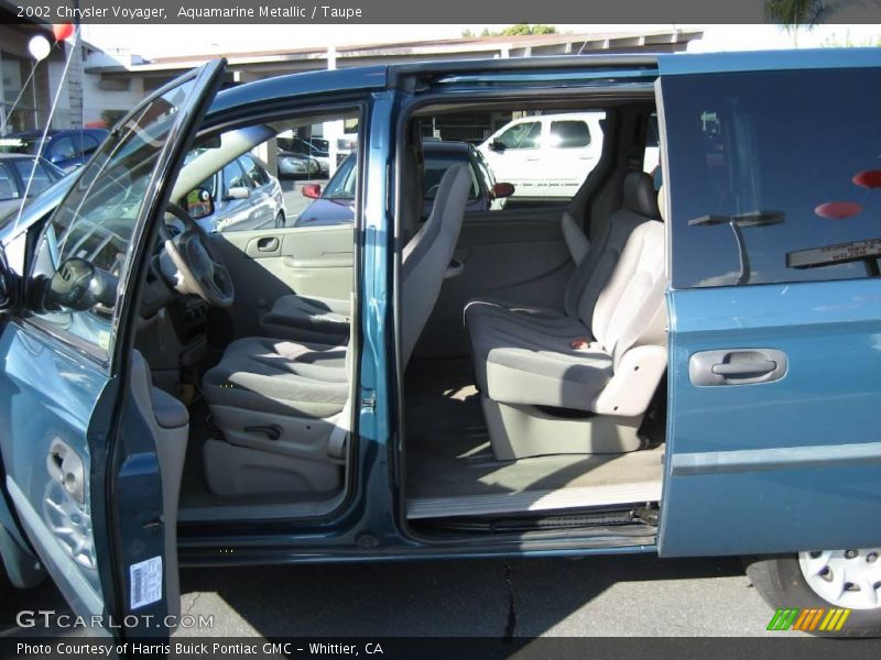 Aquamarine Metallic / Taupe 2002 Chrysler Voyager