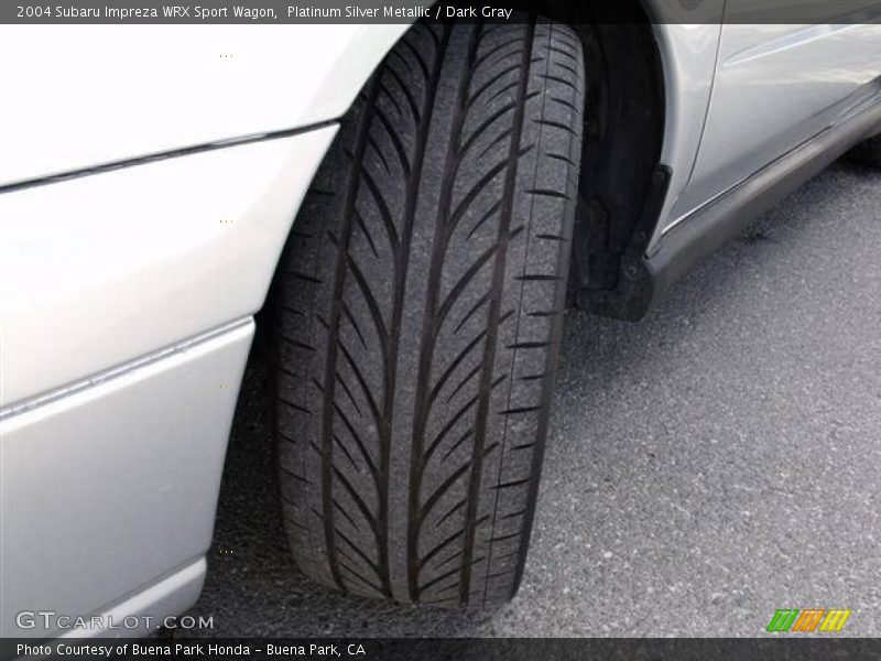 Platinum Silver Metallic / Dark Gray 2004 Subaru Impreza WRX Sport Wagon