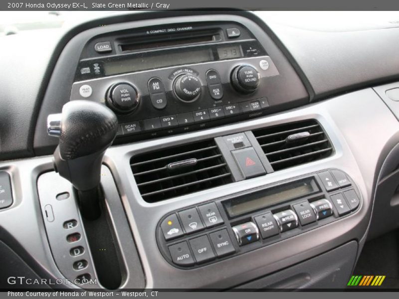 Slate Green Metallic / Gray 2007 Honda Odyssey EX-L