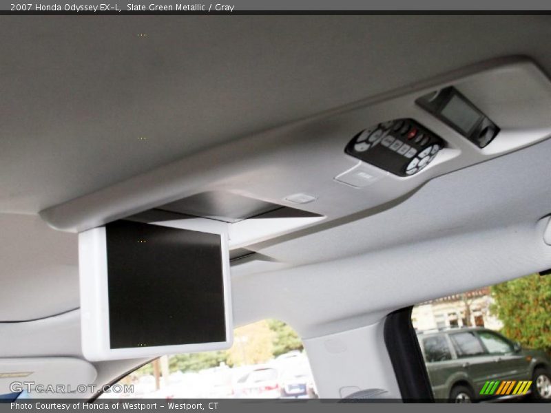 Slate Green Metallic / Gray 2007 Honda Odyssey EX-L