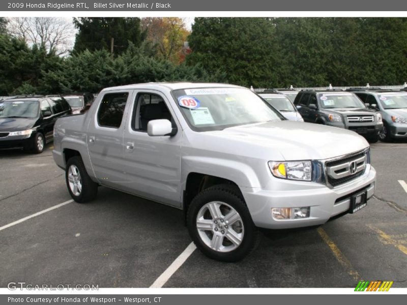 Front 3/4 View of 2009 Ridgeline RTL