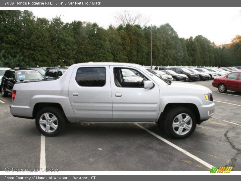 Billet Silver Metallic / Black 2009 Honda Ridgeline RTL