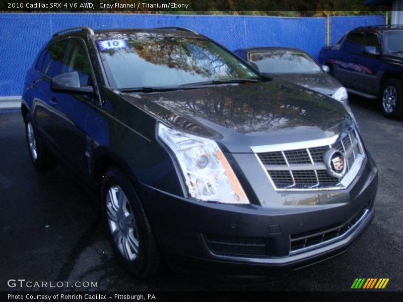 Gray Flannel / Titanium/Ebony 2010 Cadillac SRX 4 V6 AWD