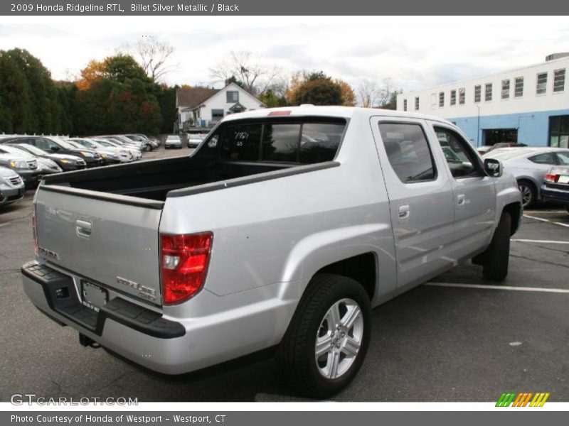 Billet Silver Metallic / Black 2009 Honda Ridgeline RTL