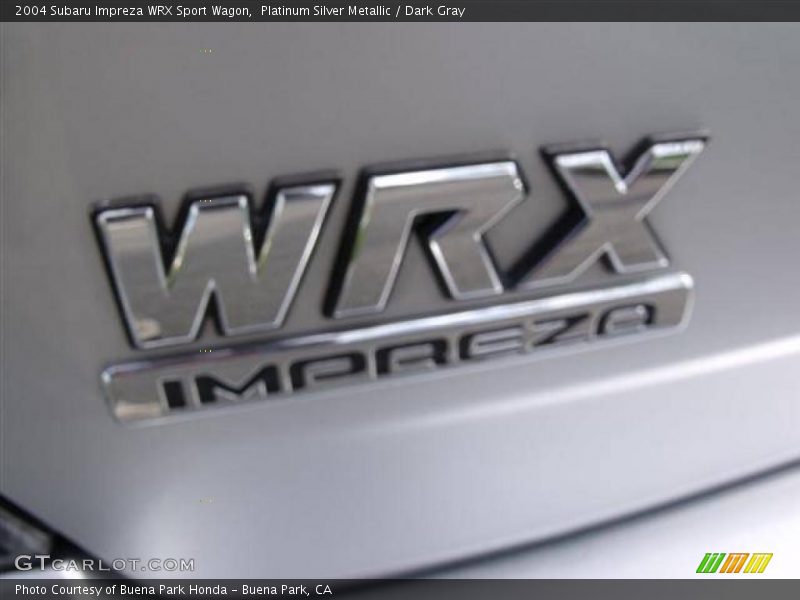 Platinum Silver Metallic / Dark Gray 2004 Subaru Impreza WRX Sport Wagon