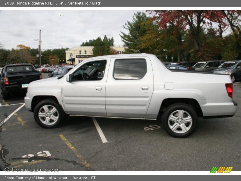 Billet Silver Metallic / Black 2009 Honda Ridgeline RTL