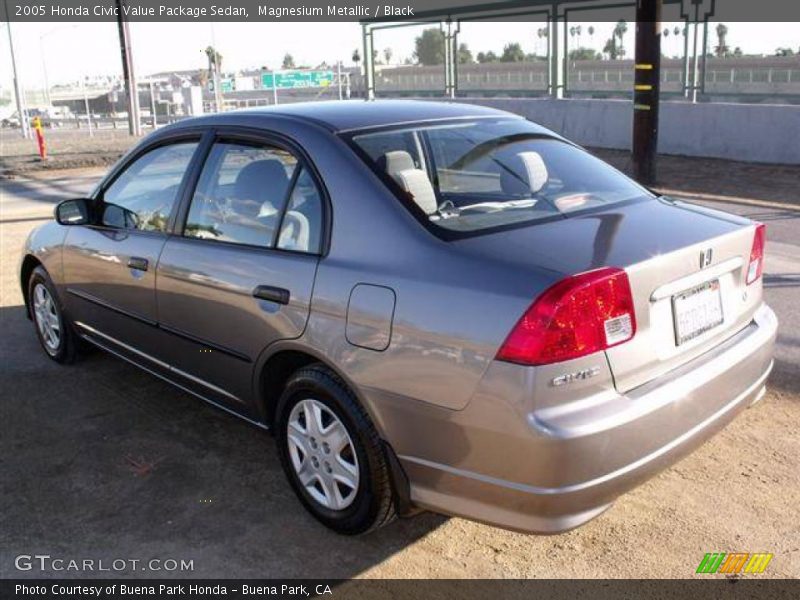 Magnesium Metallic / Black 2005 Honda Civic Value Package Sedan