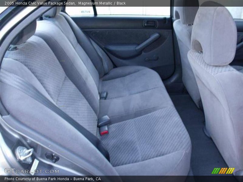 Magnesium Metallic / Black 2005 Honda Civic Value Package Sedan