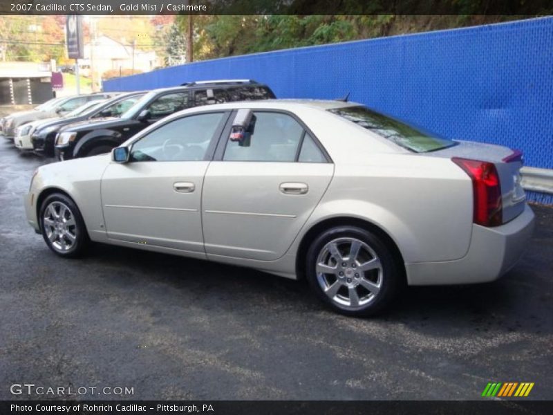 Gold Mist / Cashmere 2007 Cadillac CTS Sedan