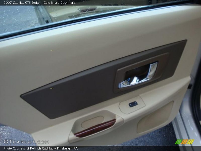 Gold Mist / Cashmere 2007 Cadillac CTS Sedan