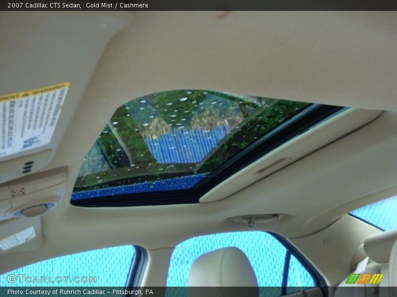 Gold Mist / Cashmere 2007 Cadillac CTS Sedan