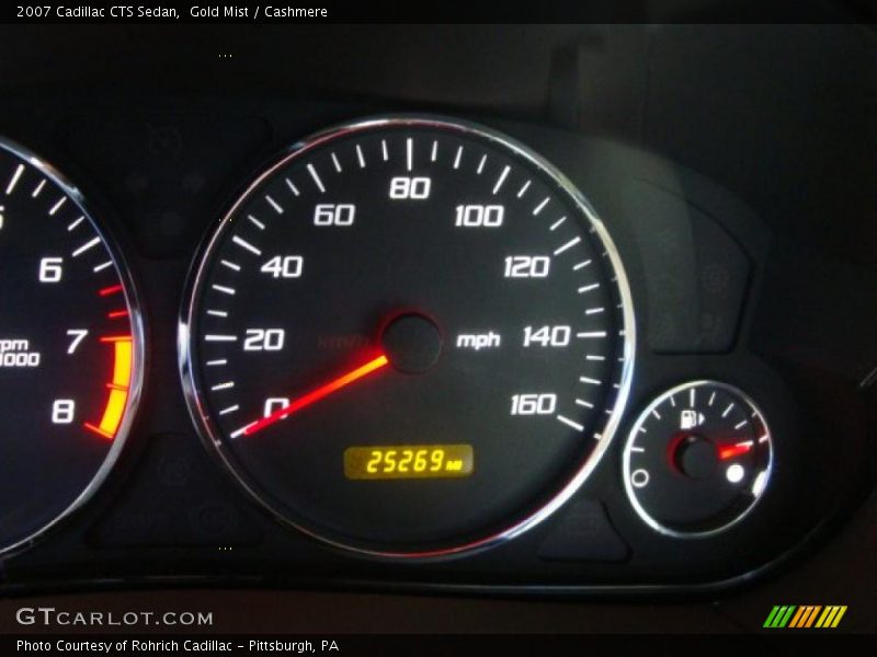 Gold Mist / Cashmere 2007 Cadillac CTS Sedan