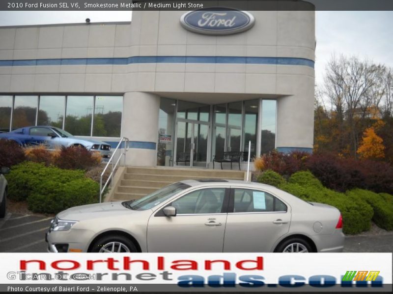 Smokestone Metallic / Medium Light Stone 2010 Ford Fusion SEL V6