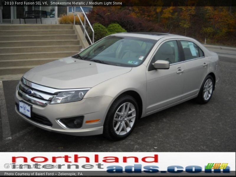 Smokestone Metallic / Medium Light Stone 2010 Ford Fusion SEL V6