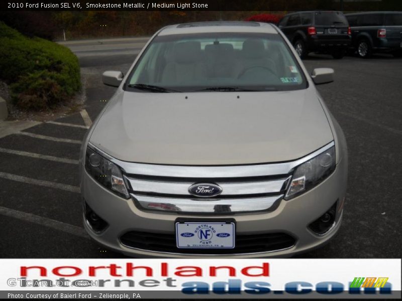 Smokestone Metallic / Medium Light Stone 2010 Ford Fusion SEL V6