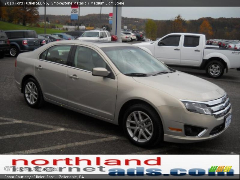 Smokestone Metallic / Medium Light Stone 2010 Ford Fusion SEL V6