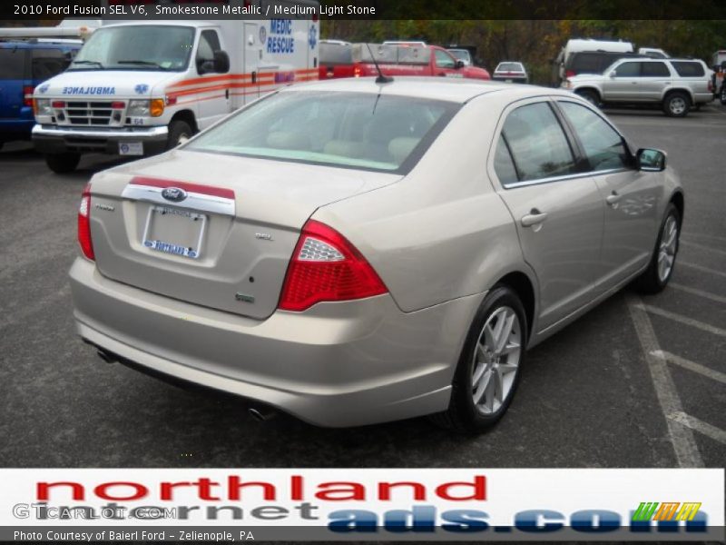 Smokestone Metallic / Medium Light Stone 2010 Ford Fusion SEL V6