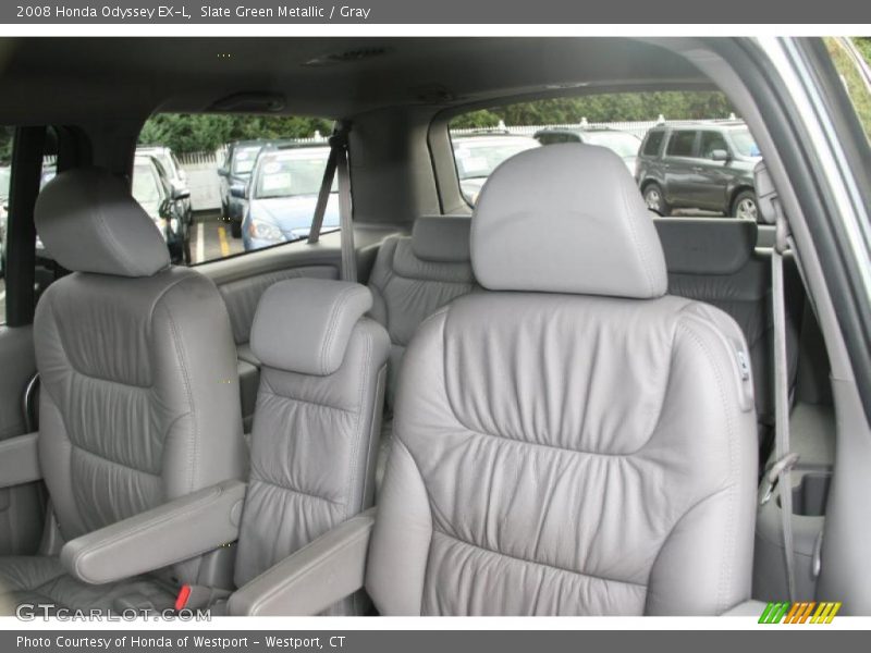 Slate Green Metallic / Gray 2008 Honda Odyssey EX-L