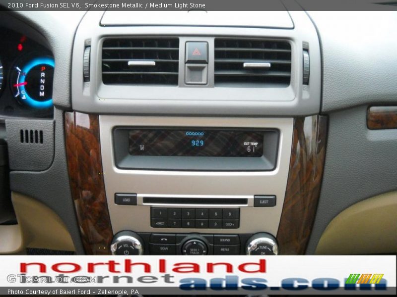 Smokestone Metallic / Medium Light Stone 2010 Ford Fusion SEL V6