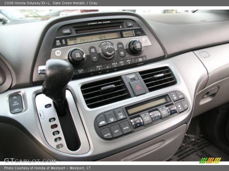 Slate Green Metallic / Gray 2008 Honda Odyssey EX-L