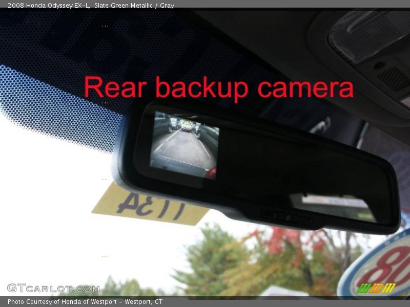 Slate Green Metallic / Gray 2008 Honda Odyssey EX-L