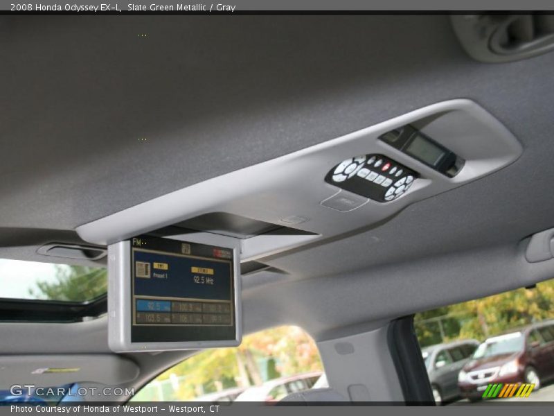 Slate Green Metallic / Gray 2008 Honda Odyssey EX-L