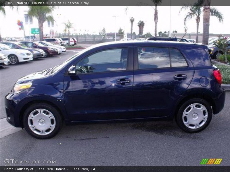 Nautica Blue Mica / Charcoal Gray 2009 Scion xD