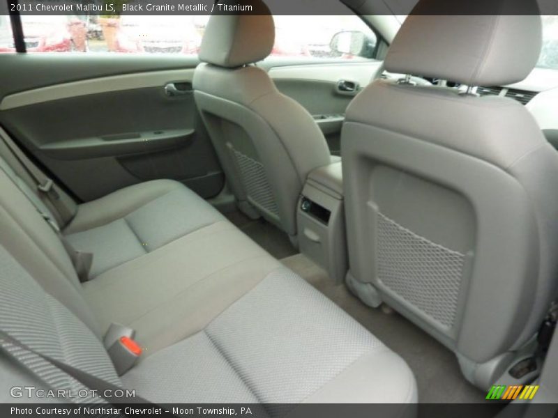 Black Granite Metallic / Titanium 2011 Chevrolet Malibu LS