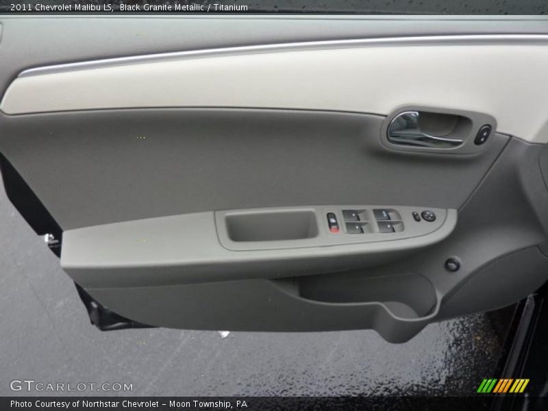 Black Granite Metallic / Titanium 2011 Chevrolet Malibu LS