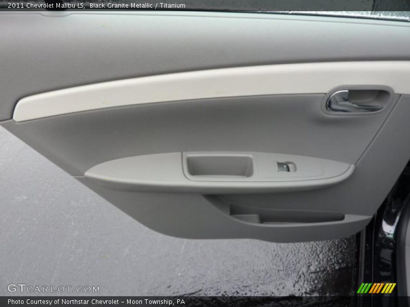 Black Granite Metallic / Titanium 2011 Chevrolet Malibu LS