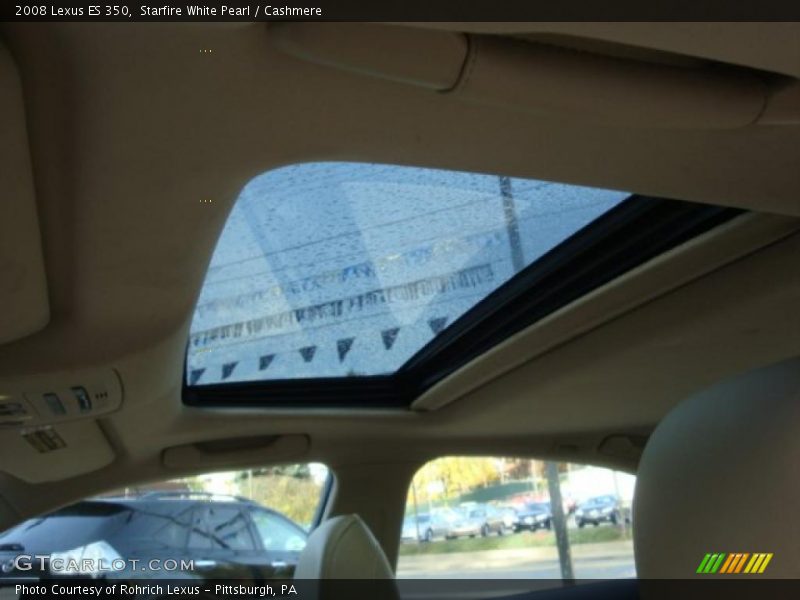 Sunroof of 2008 ES 350